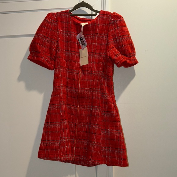 NWT Red Plaid Dress ❤️ - Picture 2 of 7